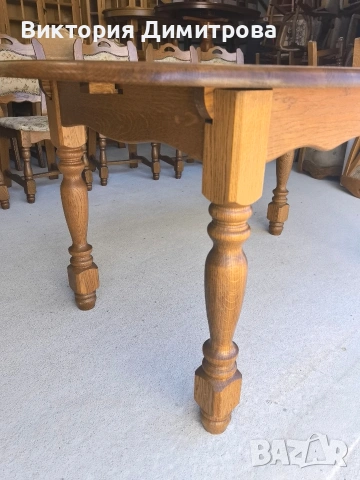 Разтегателна трапезна маса МАСИВ , снимка 9 - Маси - 54115641