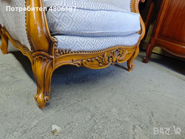 Фотьойли Луи XV, снимка 10 - Дивани и мека мебел - 54295235