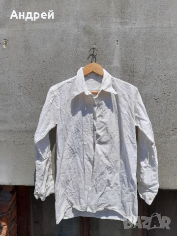 Старинна Мъжка кенарена риза #6, снимка 1 - Антикварни и старинни предмети - 45750596