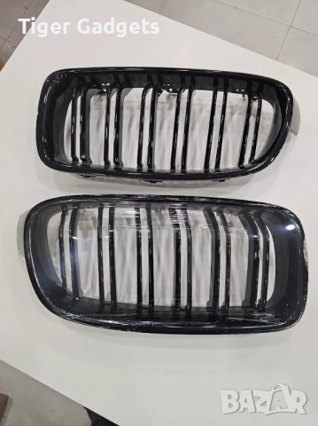 Двойна централна решетка (бъбреци) BMW Серия 3 F30/F35 2012–2018 черен гланц
