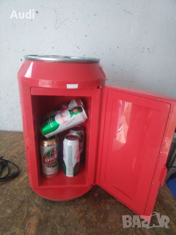 Мини хладилник във форма на кенче COCA COLA за охлаждане на храна и напитки,вода,безалкохолно Страхо, снимка 8 - Хладилни чанти - 45074932