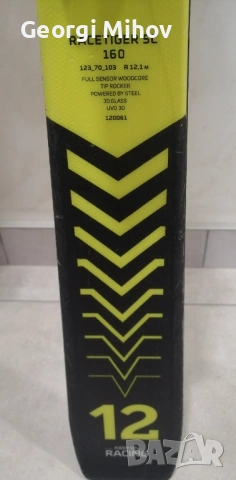Ски Völkl Race Tiger 12 SC 160см, щеки 120см, калъф, снимка 6 - Зимни спортове - 53483817