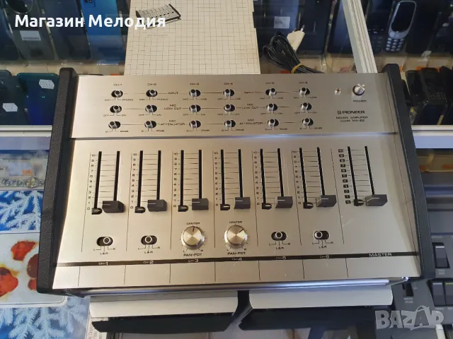 Миксер Pioneer MA-62 В отлично техническо и визуално състояние., снимка 2 - Ресийвъри, усилватели, смесителни пултове - 49707743