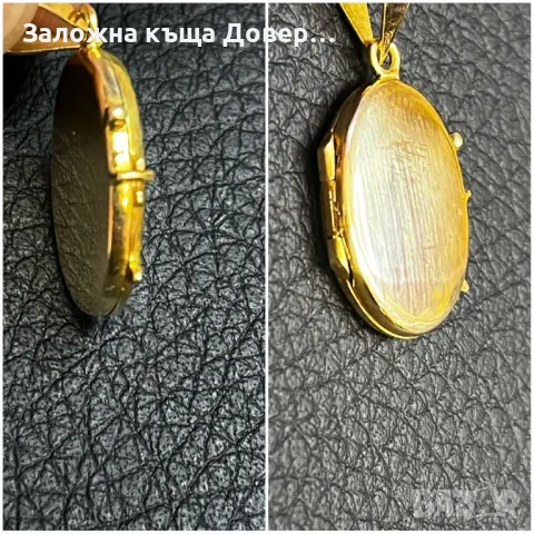 Висулка медальон снимка сърце богородица zlato gold, снимка 7 - Колиета, медальони, синджири - 47145517