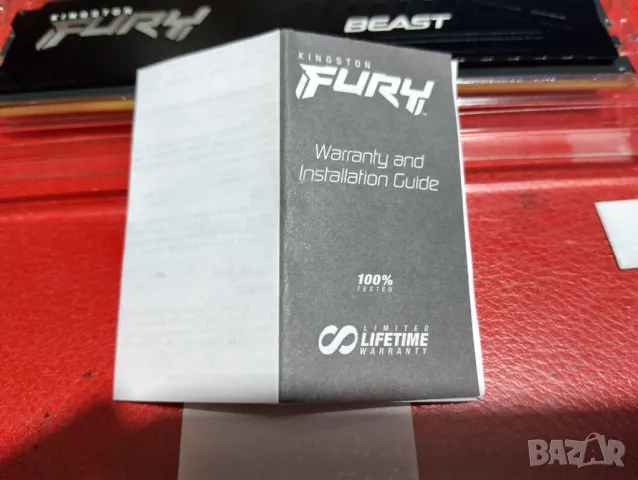 RAM (оперативна) памет 2x16GB - DRR5 5200Mhz CL36 - Kingston FURY, снимка 5 - RAM памет - 47914193