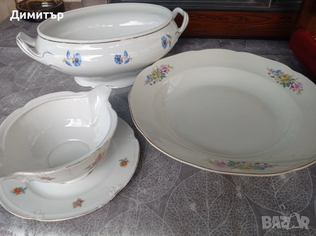 Порцелан посуда супник сосиера плато чиния 