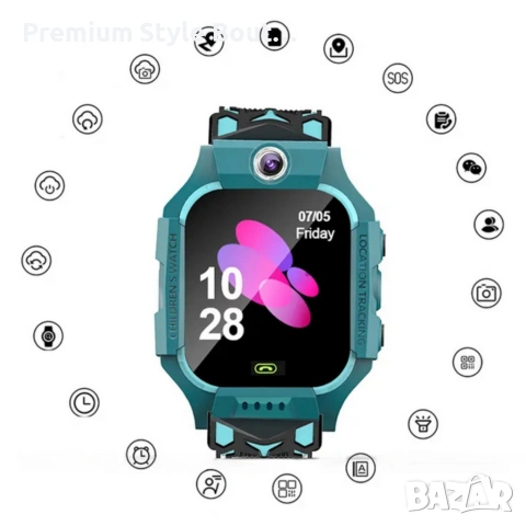 Детски смарт часовник с GPS и SOS бутон , снимка 16 - Дамски - 54138385