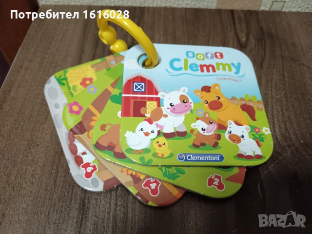 CLEMENTONI SOFT Clemmy Конструктор 10ч. Животни от фермата с книжка, снимка 13 - Образователни игри - 53939925