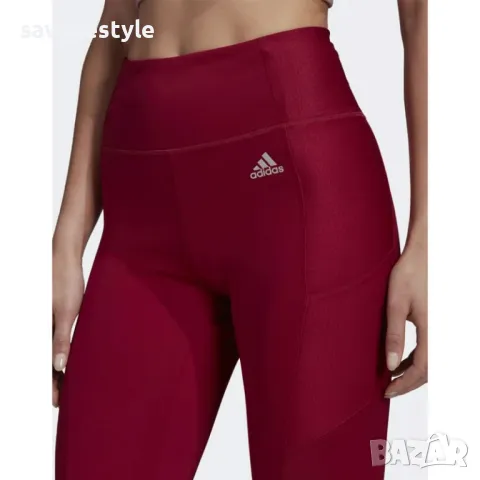 Дамски клин ADIDAS x Zoe Saldana You For You Leggings Burgundy, снимка 2 - Клинове - 47420216