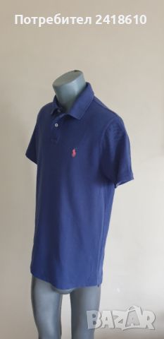 POLO Ralph Lauren Pique Cotton Custom Slim Fit Mens Size L ОРИГИНАЛ! Мъжка Тениска!, снимка 10 - Тениски - 45456036