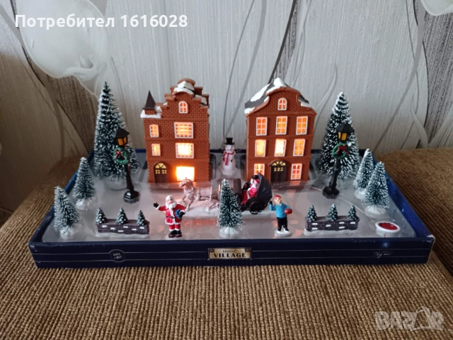 Нови LED светещи селца на фирмата MAGIC VILLAGE.с 2 светещи къщички, снимка 3 - Декорация за дома - 48360864