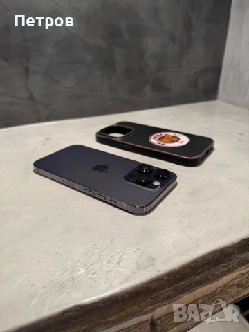 КАТО НОВ Iphone 14 Pro Purple + подарък, снимка 2 - Apple iPhone - 53430736