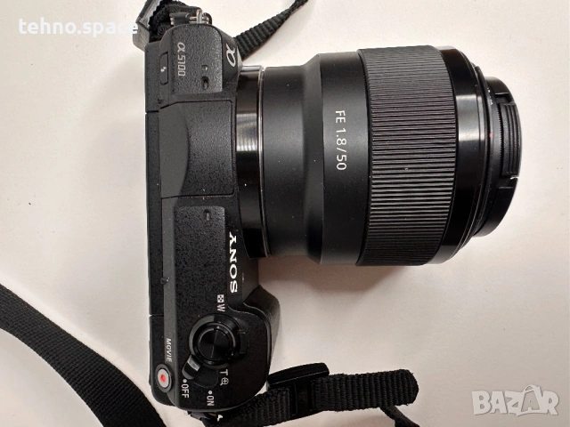 Sony a5100 пълен комплект, снимка 4 - Фотоапарати - 53576402