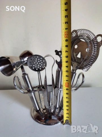 Марков Бармански Комплект WMF Cromargan Faces, снимка 9 - Обзавеждане за заведение - 53177609