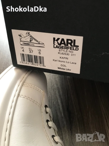 Сникърси Karl Lagerfeld 37, снимка 7 - Маратонки - 51634263