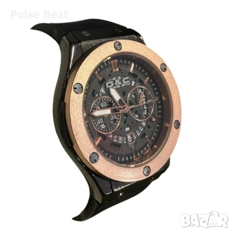 Стилен и луксозен мъжки часовник, снимка 3 - Мъжки - 52056088