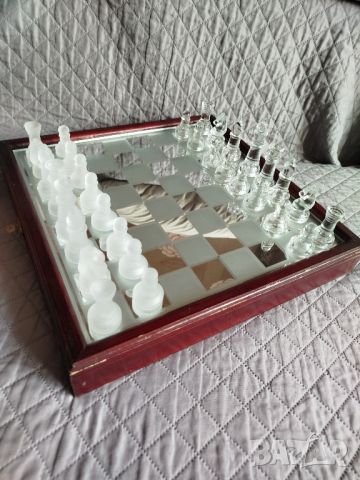 Стъклен шах , снимка 6 - Шах и табла - 45510238