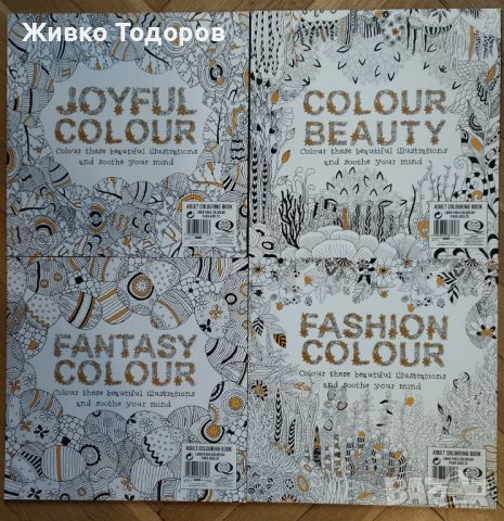 Книги за Оцветяване (Fashion,Joyful, Fantasy, Colour Beauty 1-4), снимка 2 - Други - 45523575