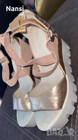 Уникални сандали Bianki от естествена кожа, снимка 3 - Сандали - 50967633