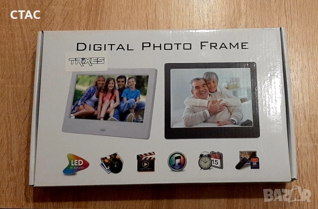 Нова дигитална фоторамка с дистанционно, снимка 2 - Друга електроника - 48925109