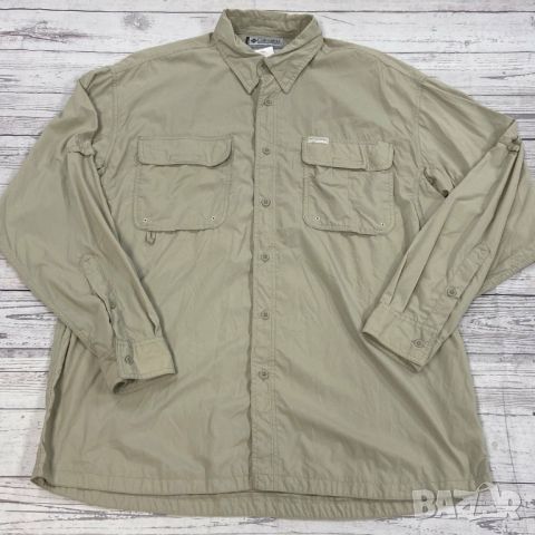 Columbia GRT Outdoor Hiking Trek Shirt / L-XL* / мъжка риза лятна с дълъг ръкав / състояние: отлично, снимка 2 - Ризи - 45278475