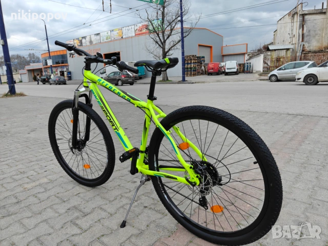 SPRINT Алуминиев велосипед 29" Bikesport ATTACK жълт, снимка 9 - Велосипеди - 53918373