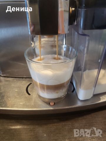 Saeco Syntia пълен кафеавтомат с кана за капучино, перфектно състояние , снимка 5 - Кафемашини - 46418998