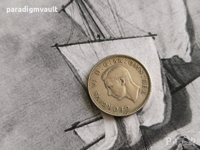 Монета - Великобритания - 1 шилинг | 1949г., снимка 2 - Нумизматика и бонистика - 54237412