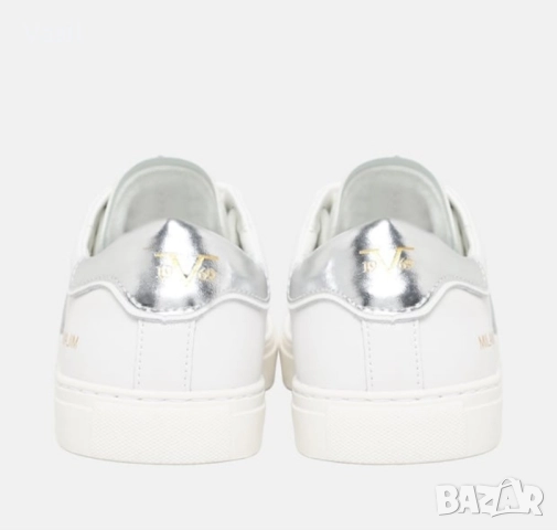 19V69 ITALIA бели ниски маратонки кожа 42 р-р