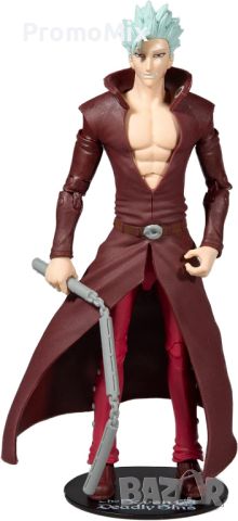 Фигурка McFarlane Toys TM12802 Ban The Seven Deadly Sins Fox Sin of Greed Бан Колекционерска кукла, снимка 2 - Кукли - 46680327