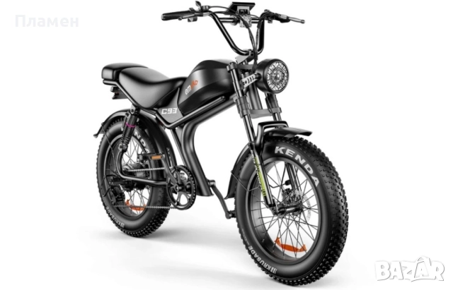 НОВО!! Електрически велосипед Emoko C93 1000W 48V20Ah 50 км. ч. , снимка 5 - Велосипеди - 51804841