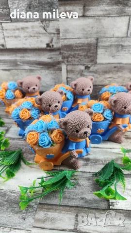 Сладки малки мечета в оранжево и синьо!!, снимка 7 - Декорация за дома - 53639015