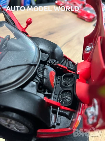 Рядък модел метална колекционерска количка FERRARI F50 CABRIO 1:18, снимка 6 - Колекции - 50988098