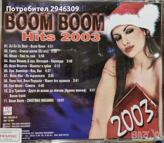 Boom Boom Hits 2003, снимка 2 - CD дискове - 48598587