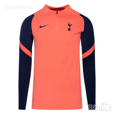 NIKE Tottenham Training Shirt Dry Strike - Lava Glow/Binary Blue - мъжка футболна блуза КАТО НОВА М, снимка 2 - Блузи - 53839102