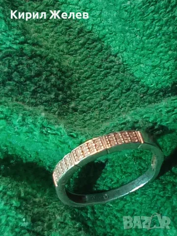 SWAROVSKI СКЪПОЦЕНЕН СРЕБЪРЕН ПРЪСТЕН СРЕБРО 925 с ЩЕМПЕЛ ЛЕБЕД на СВАРОВСКИ 47530, снимка 15 - Пръстени - 49733202