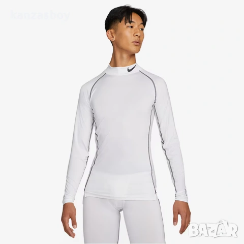 Nike Pro Dri-FIT Men's Tight Fit - страхотна фитнес блуза НОВА XL, снимка 2 - Блузи - 53385492