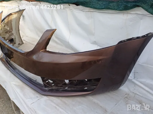 предна броня Skoda Octavia III 2013-2017 г. #1035V., снимка 3 - Части - 49992170