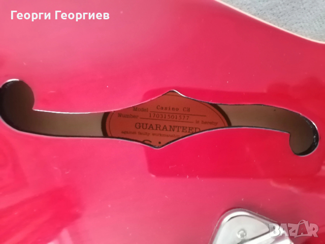 Китара Epiphone Casino, снимка 5 - Китари - 53752406