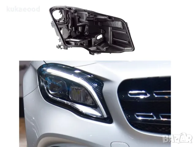 Kорпус за фар на Mercedes GLA-Class X156 Facelift, снимка 3 - Части - 47491616