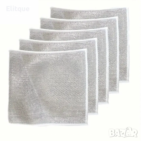 50 броя кухненски почистващи кърпи от стоманена вълна "Сребърна тел", снимка 9 - Други стоки за дома - 52596642