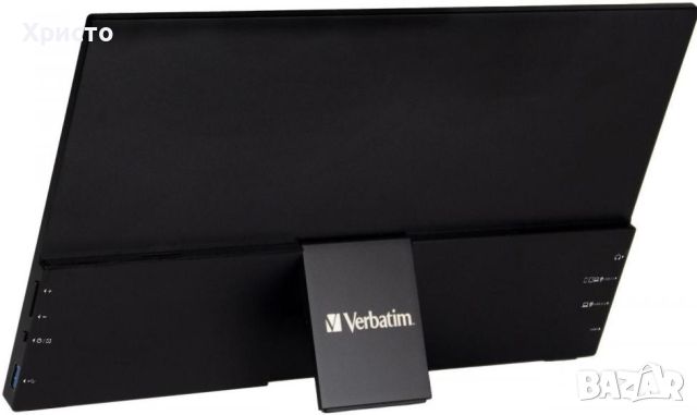 НОВ!!! Монитор Verbatim PMT-14, 14" Full HD 1080p Touchscreen, снимка 5 - Монитори - 45175713