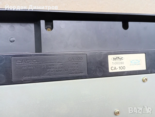 синтезатор Casio ca 100, снимка 4 - Антикварни и старинни предмети - 53414992