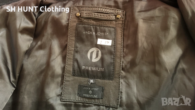 Jack & Jones Original Leaher Jacket размер L / XL мъжко естествена кожа 2-27, снимка 9 - Якета - 52691250