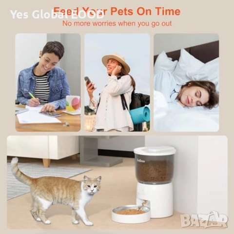 Balimo WiFi автоматична хранилка 3L, снимка 7 - За котки - 53736157