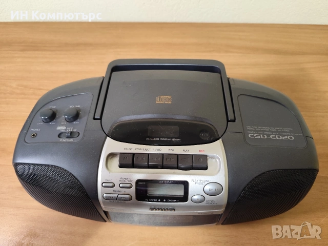 Продавам радиокасетофон Aiwa CSD-ED20V, снимка 3 - Радиокасетофони, транзистори - 54270973