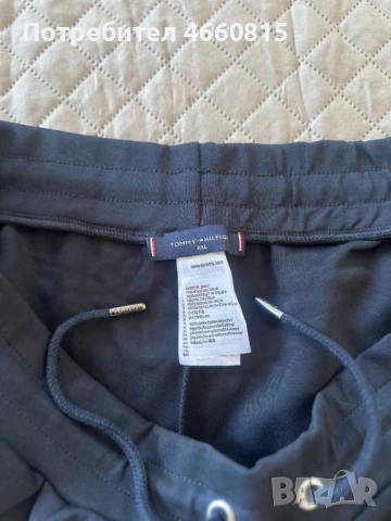 НОВ Тъмносин мъжки екип Tommy Hilfiger XXL – 100% памук НАМЕЛЕНА цена, снимка 9 - Спортни дрехи, екипи - 52921760