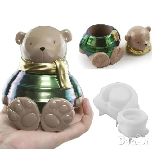 Молд кашпа буркан мече, снимка 2 - Форми - 53039906