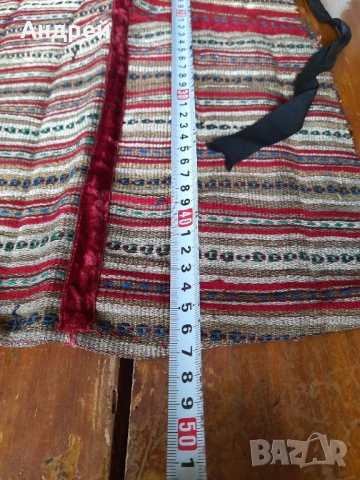 Стара сърмена престилка за Народна Носия Сая, снимка 8 - Антикварни и старинни предмети - 51882445