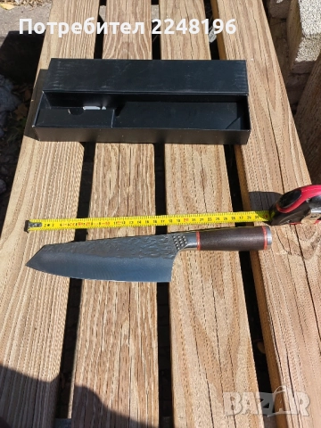 луксозен японски нож , снимка 3 - Прибори за хранене, готвене и сервиране - 52422303